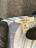 Como Blu Stripes Blue Short Sleeve Blouse Size 3X - photo 7