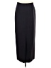 Albert Nipon Solid Black Purple Formal Skirt Size P (petite) - photo 2
