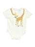 Max Studio Graphic Ivory Short Sleeve Onesie Size 3-6 mo - photo 1