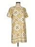 Lulus 100% Polyester Print Yellow Casual Dress Size S - photo 1