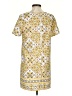 Lulus 100% Polyester Print Yellow Casual Dress Size S - photo 2