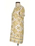 Lulus 100% Polyester Print Yellow Casual Dress Size S - photo 5