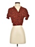 Beach Riot 100% Viscose Orange Short Sleeve Top Size XS - photo 1