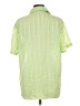 krush Stripes Green Short Sleeve Button-Down Shirt Size L - photo 2