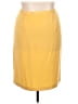 Metrostyle 100% Polyester Solid Yellow Formal Skirt Size 18 (tall) - photo 1