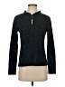 Ann Taylor Black Teal Long Sleeve Blouse Size S - photo 1
