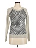 Banana Republic 100% Polyester Argyle Silver Pullover Sweater Size M - photo 1