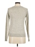 Banana Republic 100% Polyester Argyle Silver Pullover Sweater Size M - photo 2