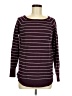 Pink Clover Stripes Burgundy Pullover Sweater Size M - photo 1