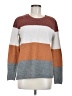Pinque Color Block Brown Pullover Sweater Size M - photo 1