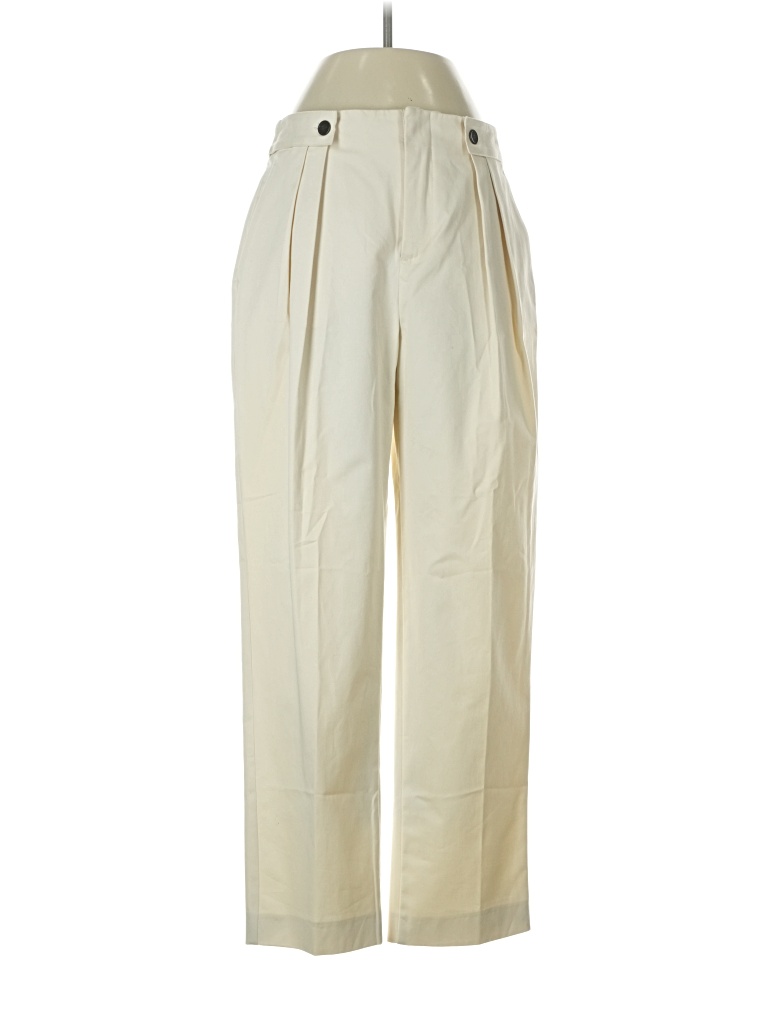 Pre-owned Zara Casual Pants In White
