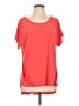 Cato Orange Short Sleeve Top Size L - photo 1