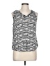 Old Navy 100% Rayon Silver Sleeveless Blouse Size L - photo 1
