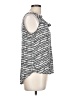 Old Navy 100% Rayon Silver Sleeveless Blouse Size L - photo 4