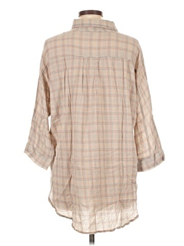 Style Rack 3/4 Sleeve Button-Down Shirt (view 2)