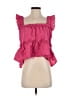 Shein 100% Polyester Pink Sleeveless Blouse Size 4 - photo 1