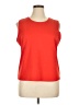 Impressions 100% Polyester Orange Sleeveless Top Size XL - photo 1