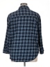 Old Navy 100% Cotton Plaid Blue 3/4 Sleeve Button-Down Shirt Size XL - photo 2