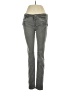 Zara Chevron-herringbone Gray Jeans Size 4 - photo 1