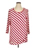 Potpourri Designs Red 3/4 Sleeve Top Size 1X - photo 1