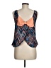 Living Doll Blue Sleeveless Blouse Size M - photo 2