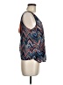 Living Doll Blue Sleeveless Blouse Size M - photo 4