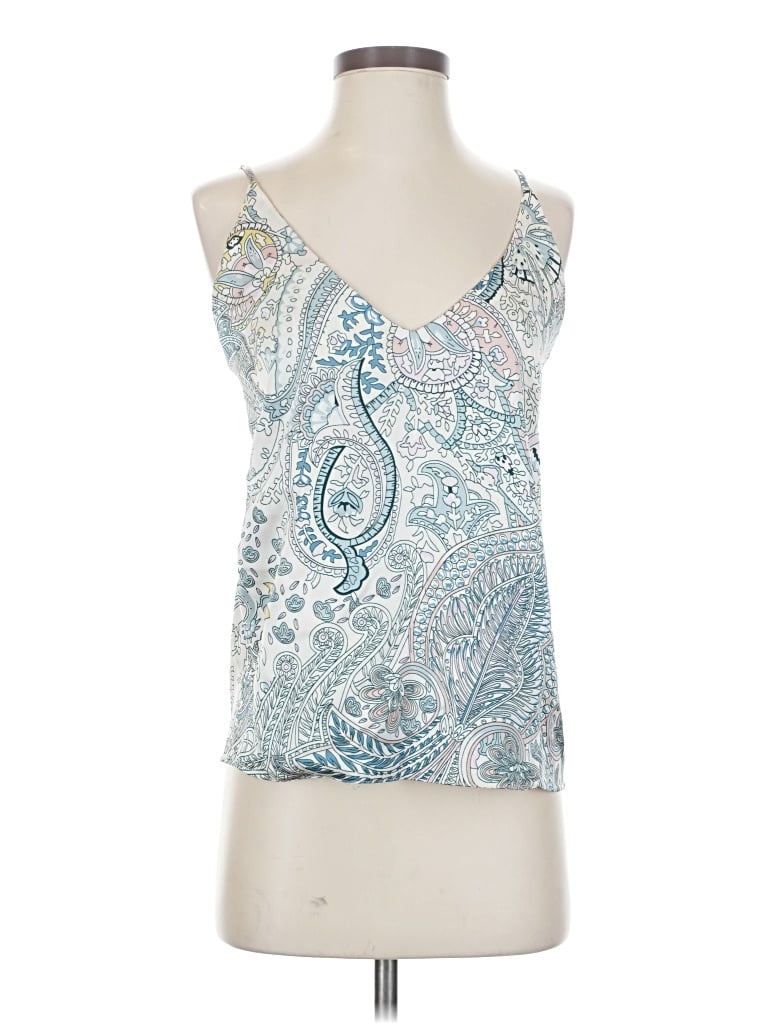 Bishop + Young Sleeveless Blouse In Silver