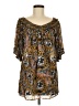 Catherine Malandrino Brown Short Sleeve Blouse Size 6 - photo 1