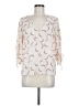 Chelsea28 100% Polyester Ivory 3/4 Sleeve Blouse Size M - photo 1