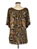 Catherine Malandrino Brown Short Sleeve Blouse Size 6 - photo 2