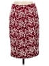 Talbots Print Burgundy Casual Skirt Size 4 - photo 1