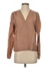 Self Contrast Tan Long Sleeve Blouse Size XS - photo 1