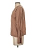 Self Contrast Tan Long Sleeve Blouse Size XS - photo 5