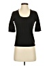 Evereve Black 3/4 Sleeve T-Shirt Size XS - photo 1