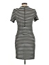 Ezra Stripes Black Casual Dress Size L - photo 2