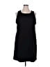 Eddie Bauer Solid Black Casual Dress Size 2X - photo 1