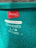 Hanes Teal Pullover Sweater Size L - photo 7