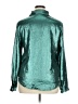 Unbranded Metallic Teal Long Sleeve Blouse Size XL - photo 2