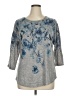 Sundays Gray 3/4 Sleeve Top Size XL - photo 1