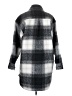 Old Navy Plaid Gray Coat Size XS - photo 2