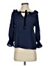 E&M Collection Blue 3/4 Sleeve Blouse Size S - photo 1