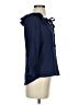 E&M Collection Blue 3/4 Sleeve Blouse Size S - photo 4