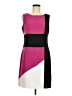 Worthington 100% Polyester Color Block Pink Cocktail Dress Size 8 - photo 1