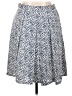The Limited 100% Polyester Chevron-herringbone Blue Casual Skirt Size 14 (petite) - photo 1