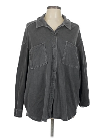 Aerie Long Sleeve Button-Down Shirt (view 1)