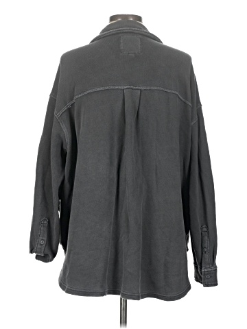 Aerie Long Sleeve Button-Down Shirt (view 2)