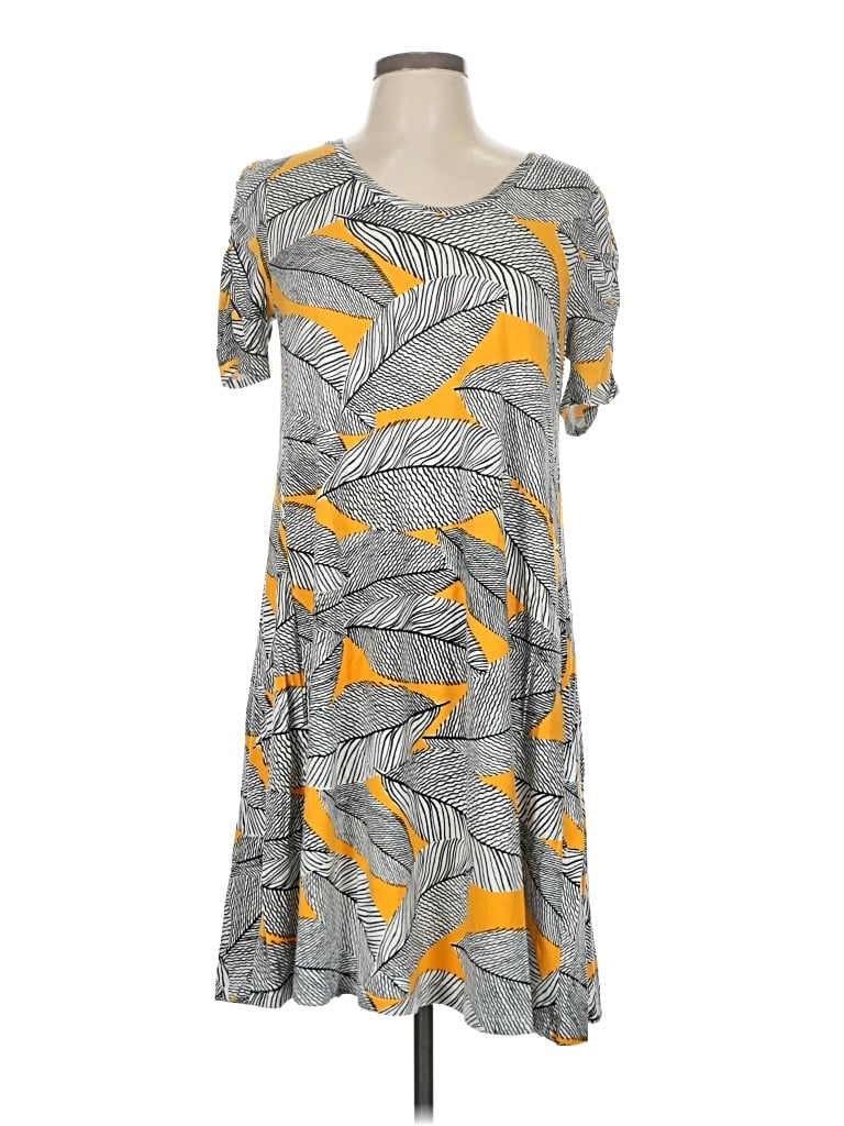 Pre-owned Ann Taylor Loft Casual Dress In Gray