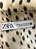 Zara Animal Print Ivory Long Sleeve Blouse Size XS - photo 7