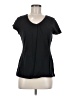 Hanes Black Short Sleeve Top Size M - photo 1