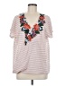 Easel Pink Short Sleeve Blouse Size M - photo 1